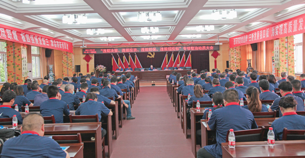 公司召開“違規(guī)決策、違規(guī)投資、違規(guī)擔保、違規(guī)招投標”專項整治動員大會